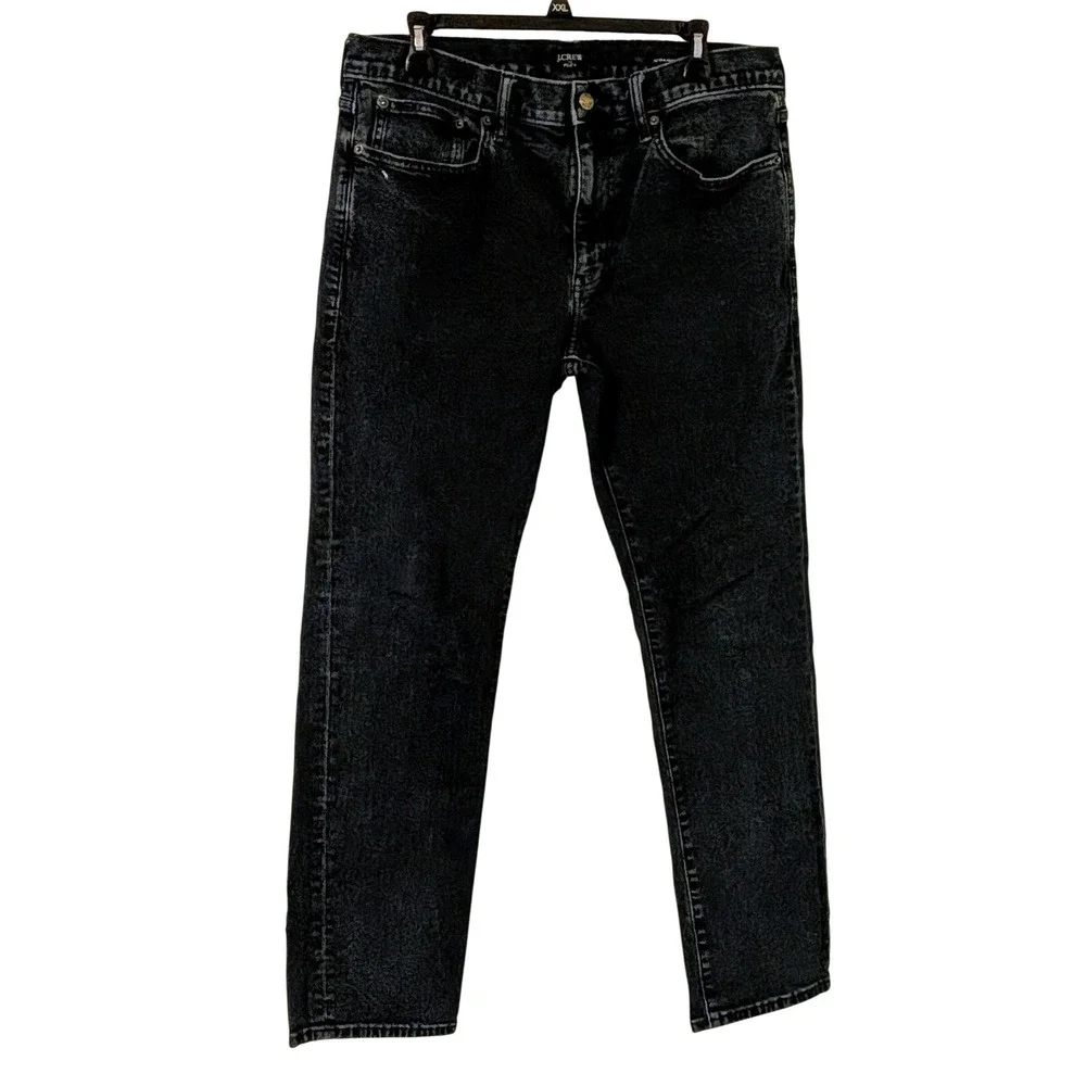 J Crew Flex Straight Fit Men's Jeans W33‎ L30 Dark Wash Stretch Denim NWOT $128